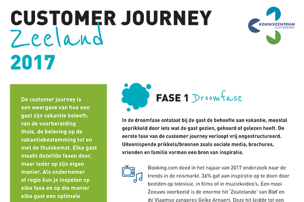 Leaflet Customer Journey Zeeland 2017